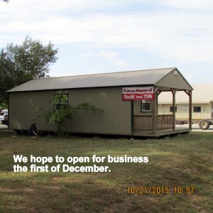 Open for business in December