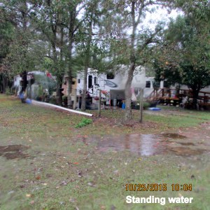 Standing water