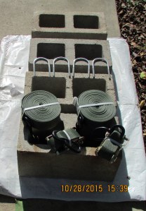 Blocks, hooks, and straps