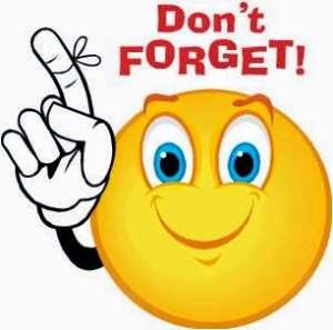 Smiley face don't forget