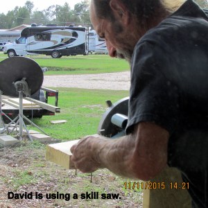 David with skill saw