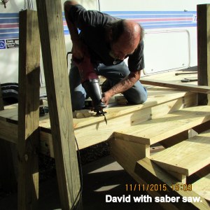 David with saber saw