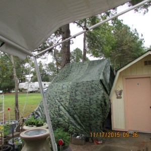 Tarp is still on shelter