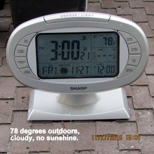 Temperature at three