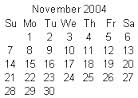 November 2004