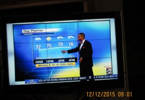 Temperature for today