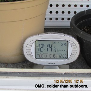 OMG, colder than outdoors
