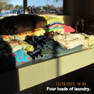 Four loads of laundry