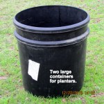 Two large planters