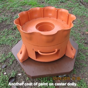 Second coat of paint