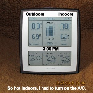 Temperature at three