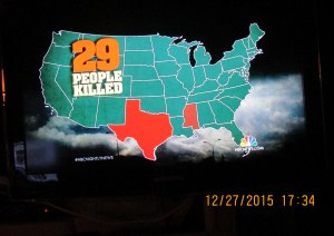 Storms killed twenty-nine