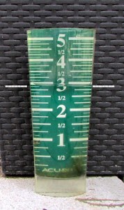 Three inches of rain