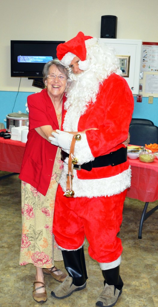 Lorraine and Santa