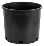 Black large nursery planter