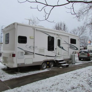 Close up of my trailer home