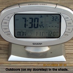 Temperature on the doorstep