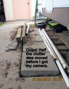 Moving pipe and lumber