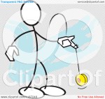 Yoyo and stick figure