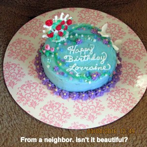 Birthday cake from DJ