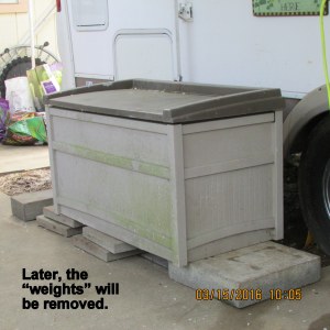 Weights removed later