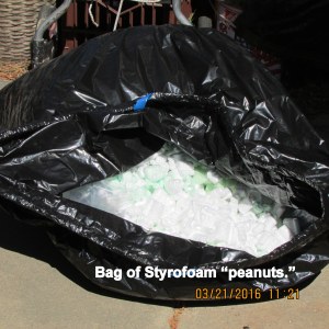 Styrofoam "peanuts"