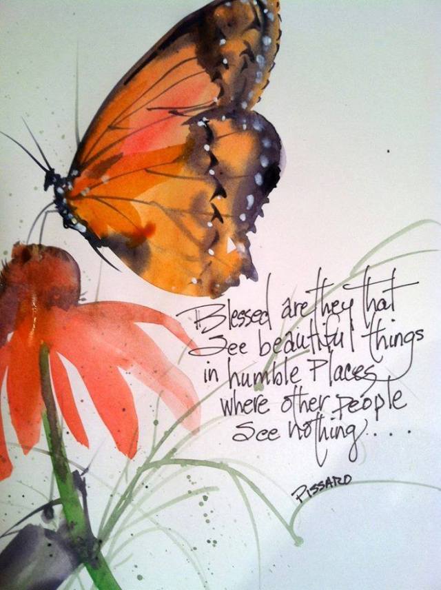 Butterfly poster from Facebook