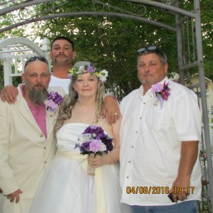 In the garden with the minister