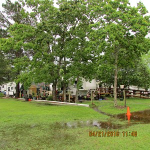 Broad view of Lake Lorraine