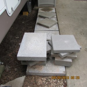 Before the first block was moved