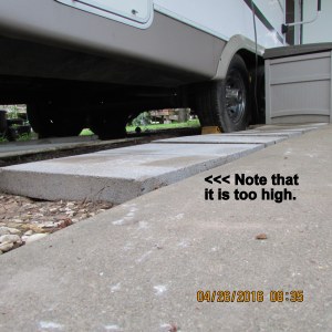 Note that block is too high