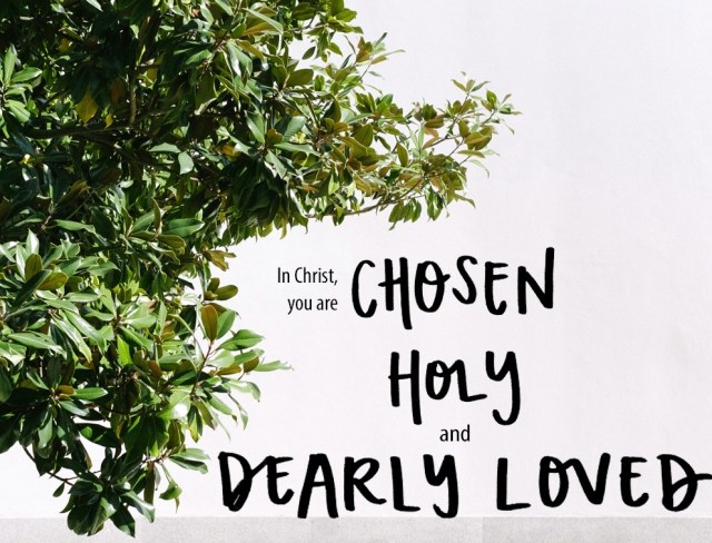 Chosen, Holy and Dearly Loved (poster)