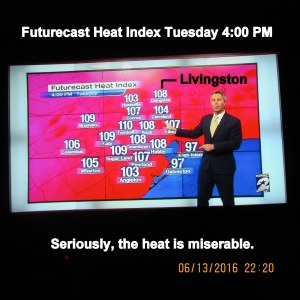 Heat Index for Tuesday