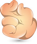 Pinch myself hand and fingers