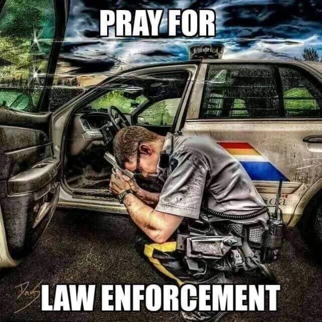 Pray for Law Enforcement (poster)