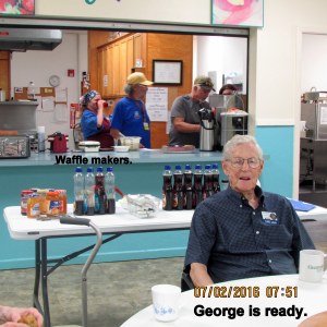 George is ready