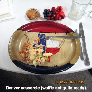 Lorraine's plate without waffle