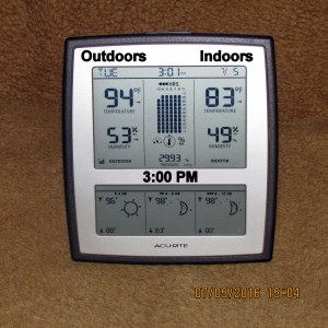 Temperature at three