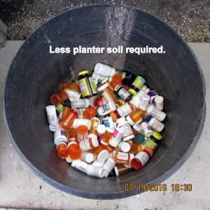 Less soil required