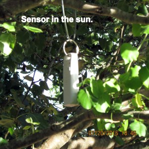 Sensor in the sun