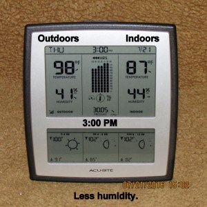 Temperature at three