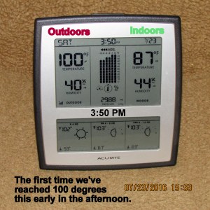 Temperature at three-fifty