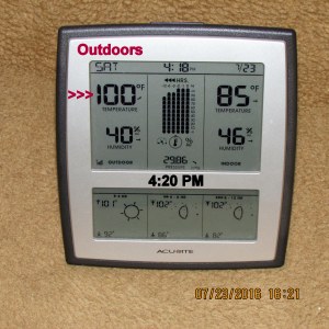 Temperature at four-twenty