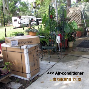Air-conditioner arrived