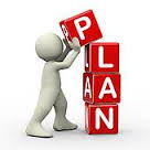 Stick figure with PLAN blocks