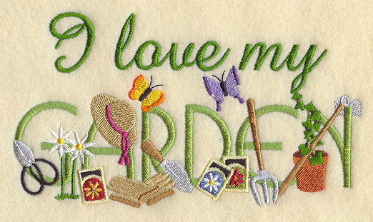 I love my garden (poster)