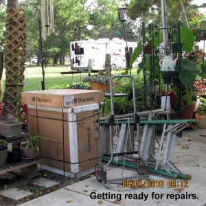 Getting ready for repairs