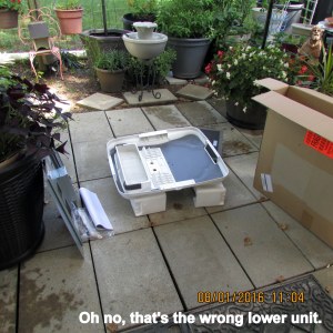 Oh no, wrong lower unit