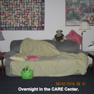 Overnight in the CARE Center