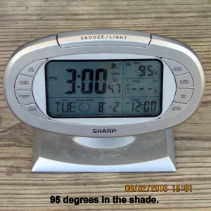 Doorstep temperature at three